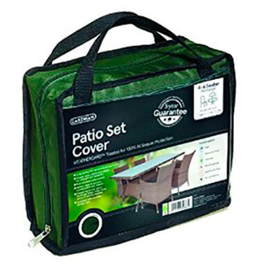 Lona protección mesa rectangular y sillas