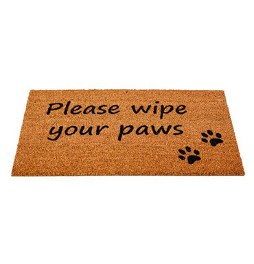 Please wipes your paws